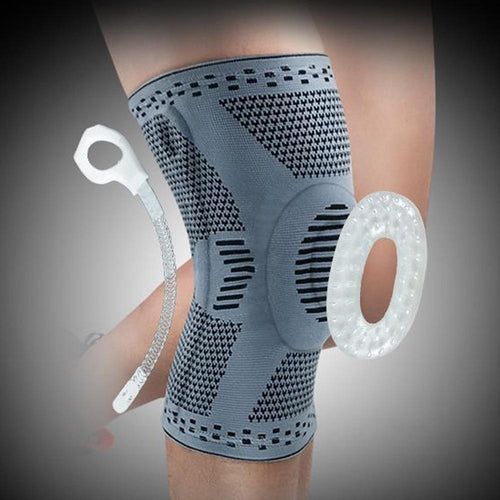 SILICONE PADDED KNEE BRACE SUPPORTER