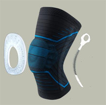 Load image into Gallery viewer, SILICONE PADDED KNEE BRACE SUPPORTER