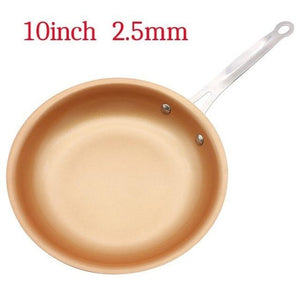 SLIPPY NON-STICK COPPER FRYING PAN WITH CERAMIC COATING (10 INCH)