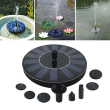 Load image into Gallery viewer, SOLAR PANEL WATER FOUNTAIN